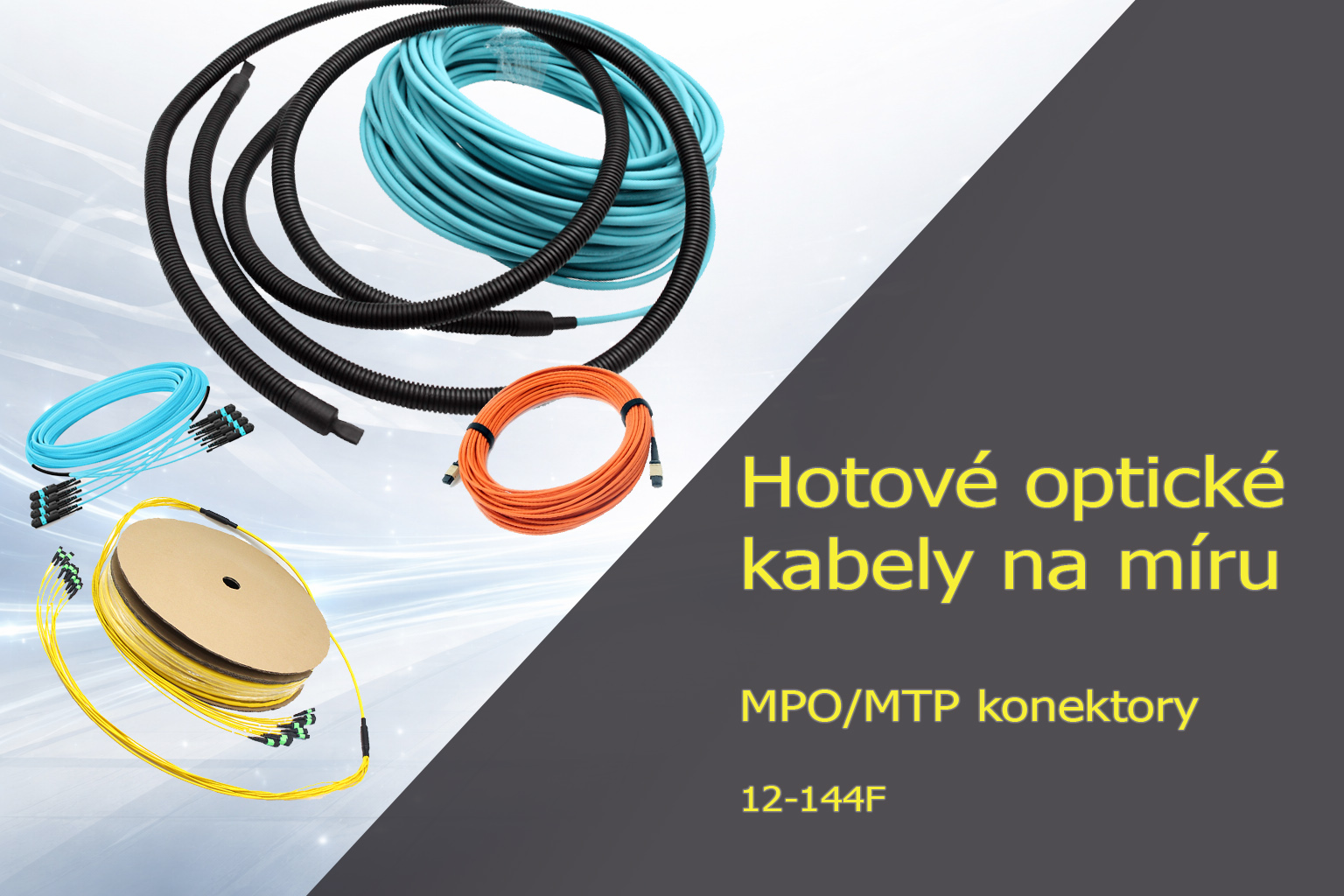 MPO hotové kabely